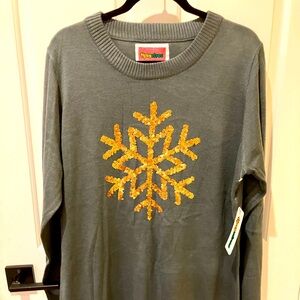 Tipsy elf women sweater dress XL